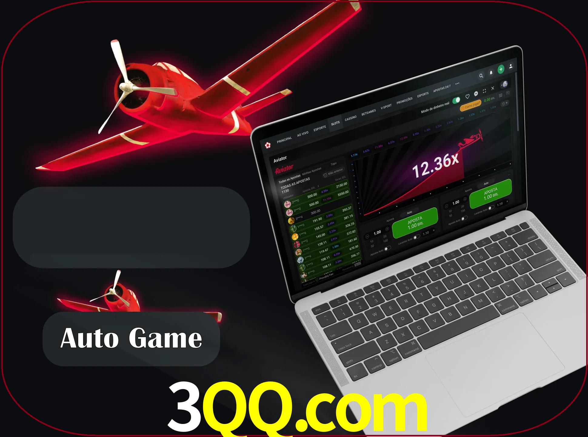 No modo automático, os jogos apostam e sacam seu dinheiro automaticamente.