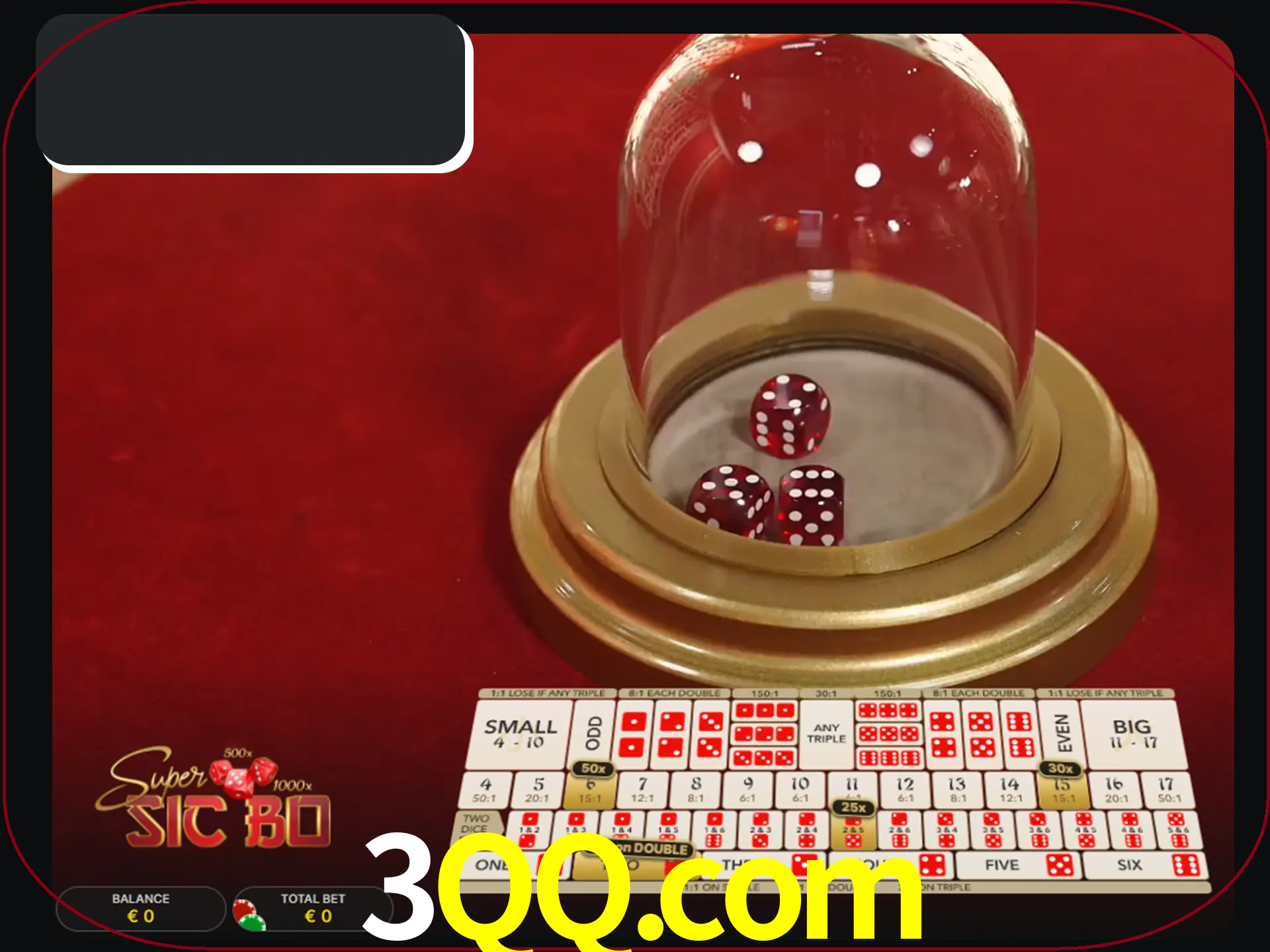 Deixe os dados ao seu lado nos jogos da Sic Bo.