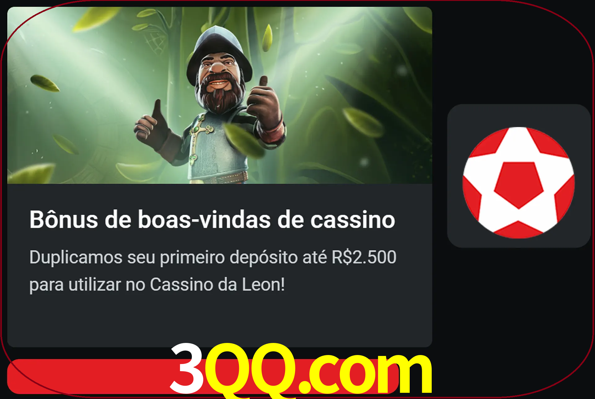 Receba seu dinheiro do bônus de boas-vindas após o primeiro depósito.