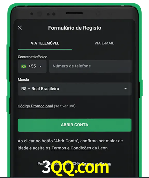 Cadastre-se em LeonBet seguindo passos simples.