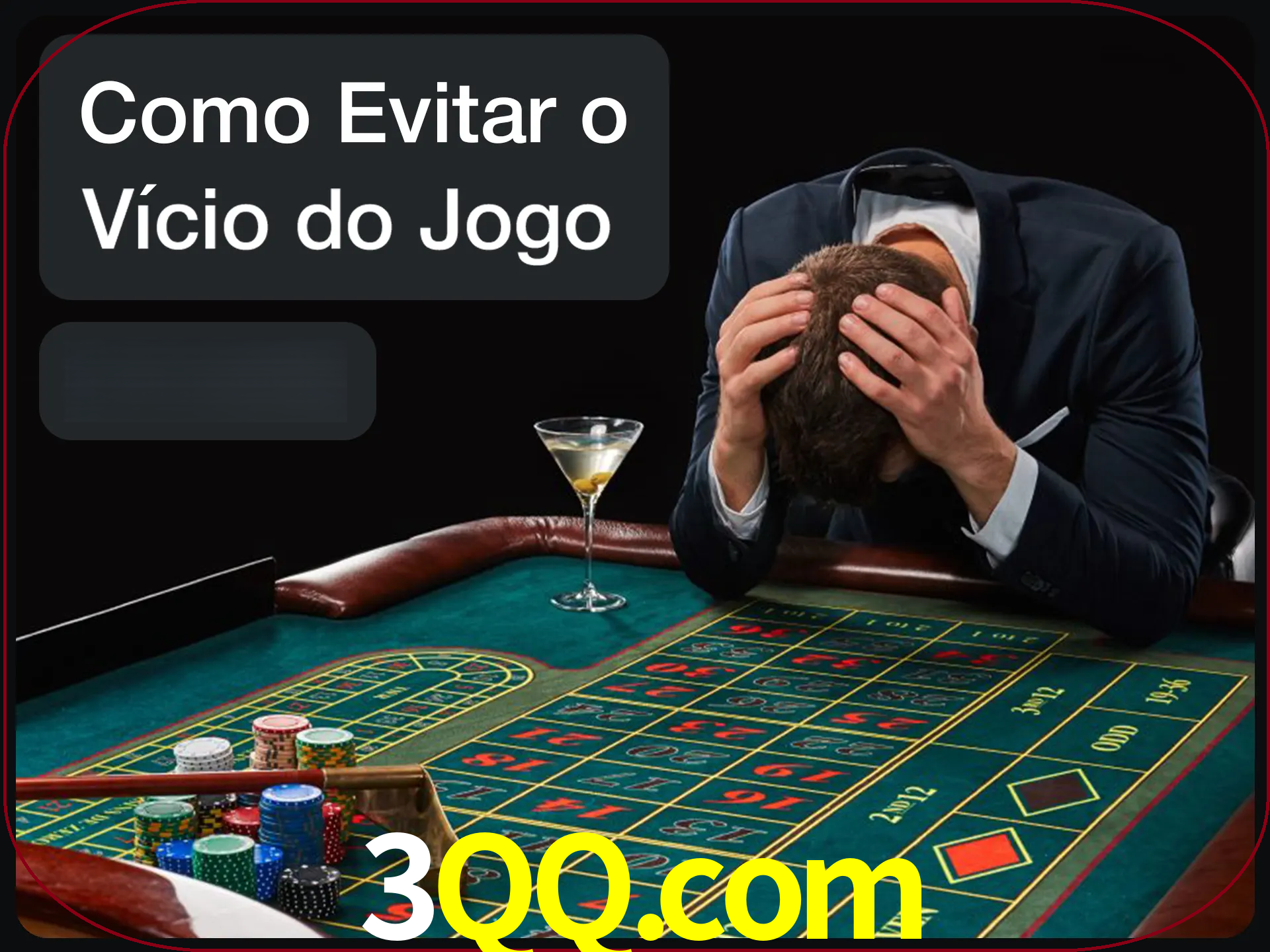 Você é responsável por cada uma de suas apostas.